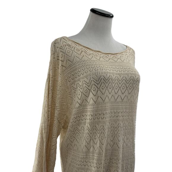 Mes Demoiselles Paris Bonnie Cream Crochet Knit Top - Picture 4 of 9
